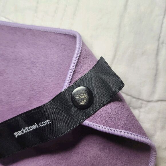 PackTowl Personal Microfiber Travel Towel Purple Quick Dry Camping Used - Picture 8 of 9